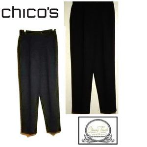 Chico's Additions New Black Knit Pants Size2(12-14